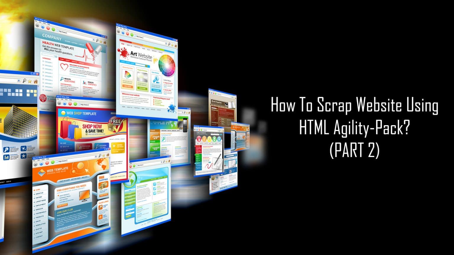 Web Scraping Techniques-Scraping Using HTML Agility Pack I