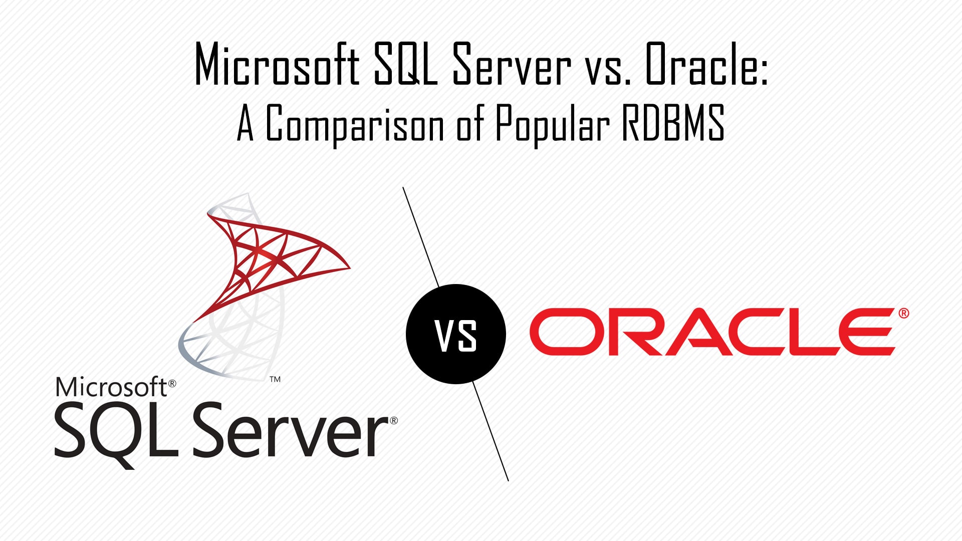 mysql vs sql server vs oracle vs db2 command