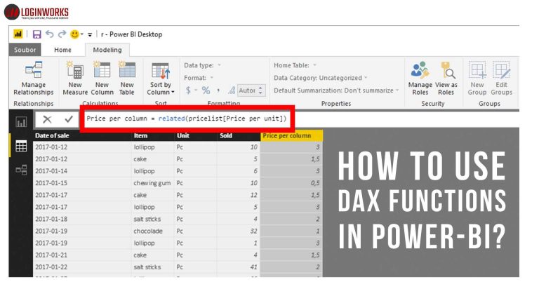 How To Use DAX Functions In Power BI Loginworks Softwares